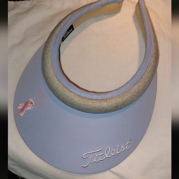 Titleist Accessories - Vintage Titleist Visor Cancer AWARENESS